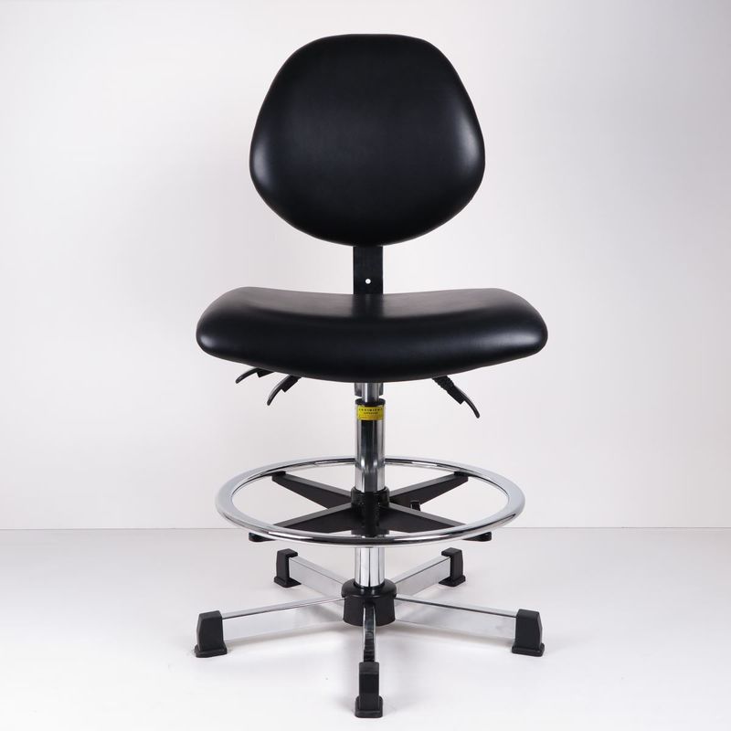 ارتفاع مقعد مقعد ESD مهمة كرسي دعم قطني تعديل الميل الظهر والمقعد المزود